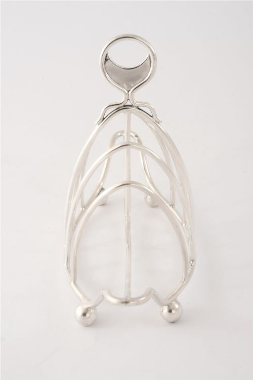 fig 2. Edwardian Silver Toast Rack (4 Slice) – Chester 1903