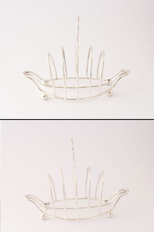 fig 3. Edwardian Silver Toast Rack (4 Slice) – Chester 1903