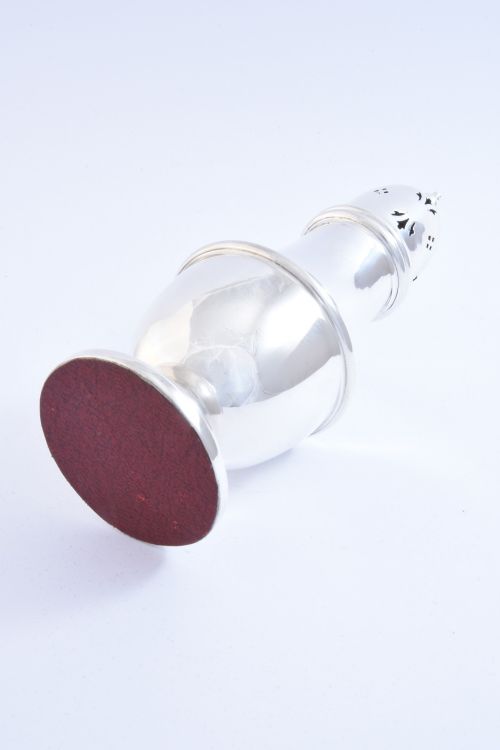 fig 2. English Sterling Silver Sugar Shaker 1940