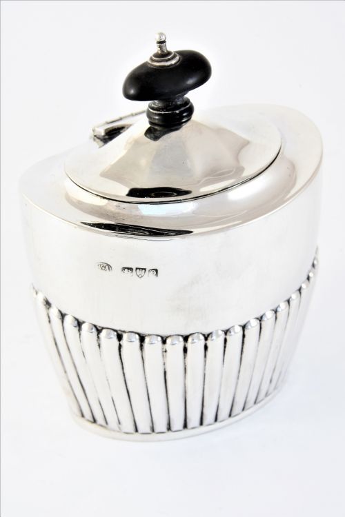 fig 2. Victorian Silver Tea Caddy – Chester 1899