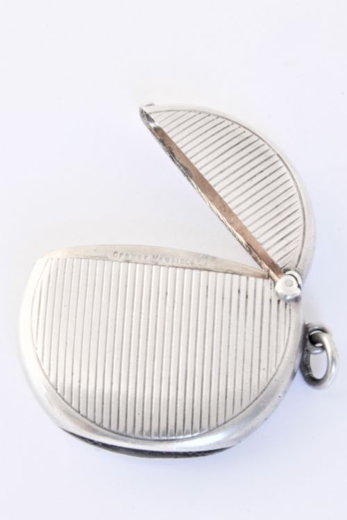 fig 3. Edwardian Antique Silver Vesta Case 1906