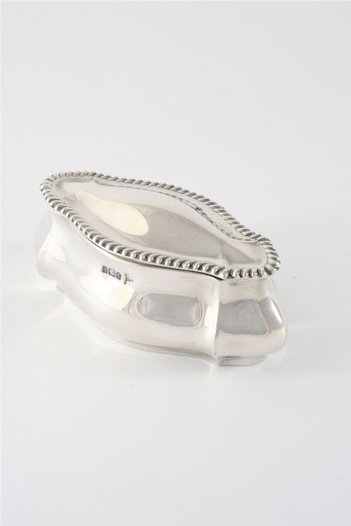 fig 1. Edwardian Antique Silver Trinket Box 1903