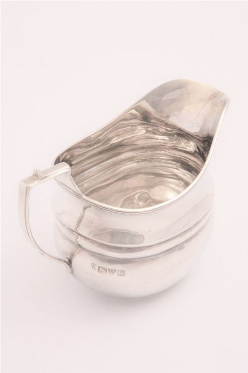 fig 2. Antique Silver Cream Jug – Chester 1914