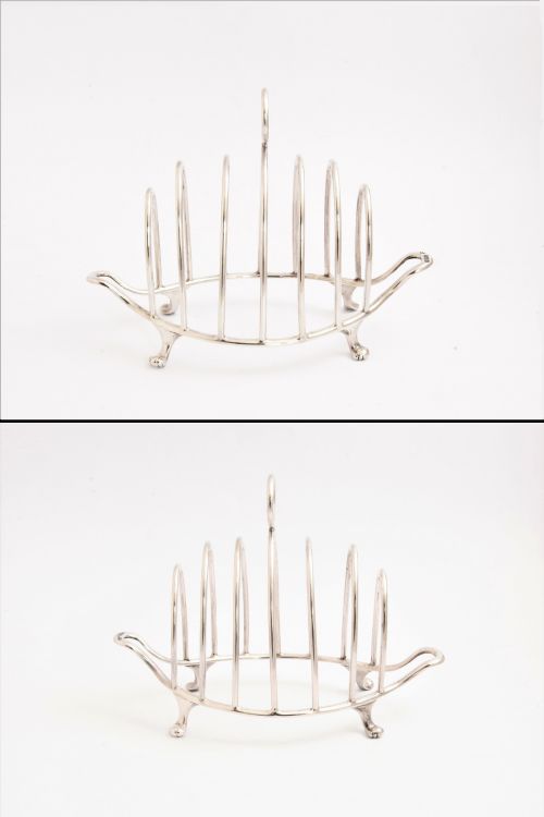 fig 3. Victorian Sterling Silver Toast Rack (6 Slice) 1901