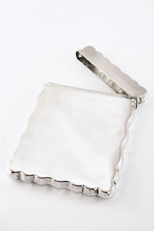 fig 3. Victorian Antique Silver Card Case 1901