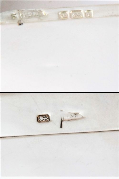 fig 4. Victorian Antique Silver Card Case 1901