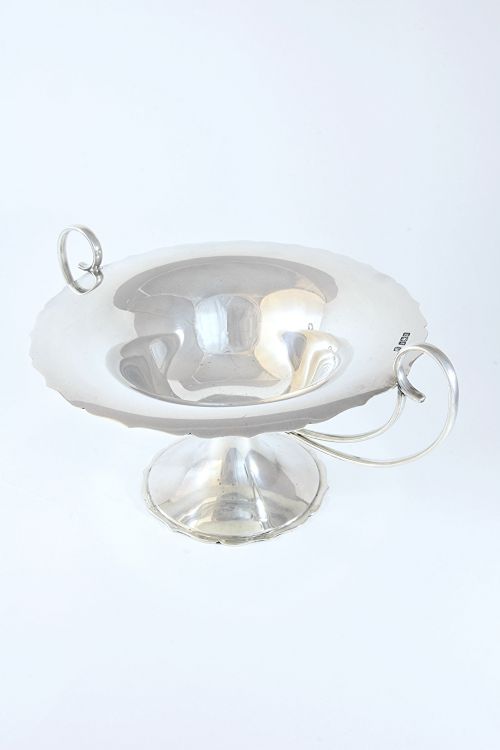 fig 1. Edwardian Silver Pedestal Bowl 1904