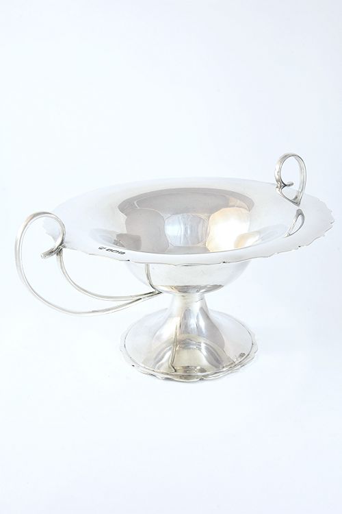 fig 2. Edwardian Silver Pedestal Bowl 1904