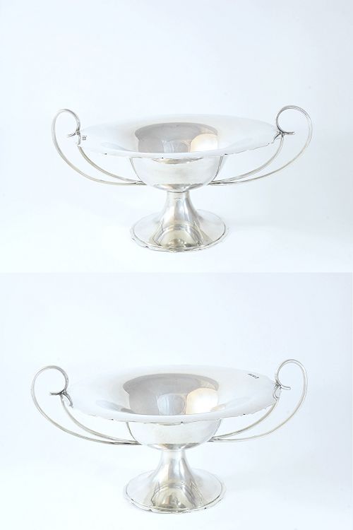 fig 4. Edwardian Silver Pedestal Bowl 1904
