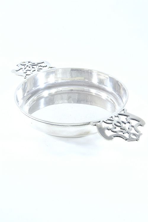 Victorian Antique Silver Quaich 1896