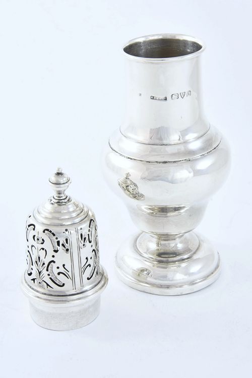 fig 2. Sterling Silver Sugar Shaker - Chester 1928