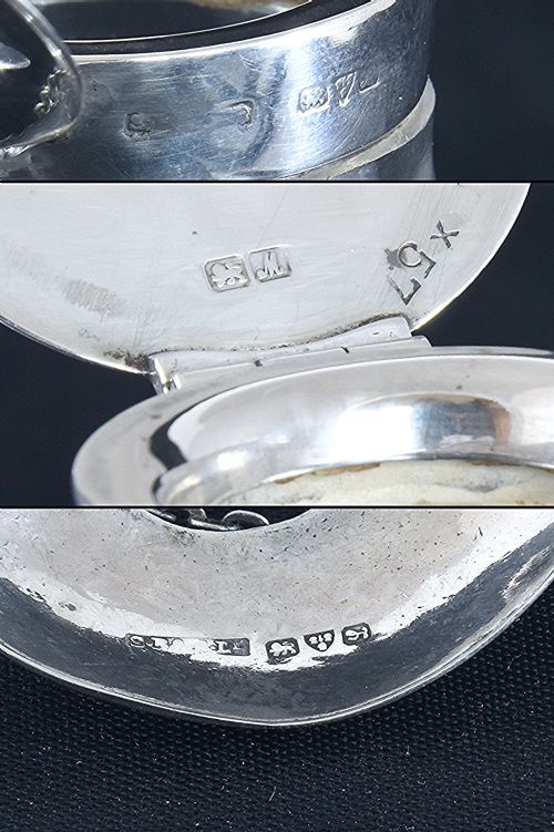 fig 4. Silver Mounted Whisky Noggin with Silver Label – Chester 1912