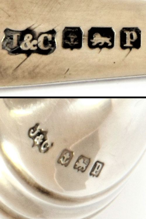 fig 4. Antique Silver Egg Cup & Spoon (Boxed) 1914