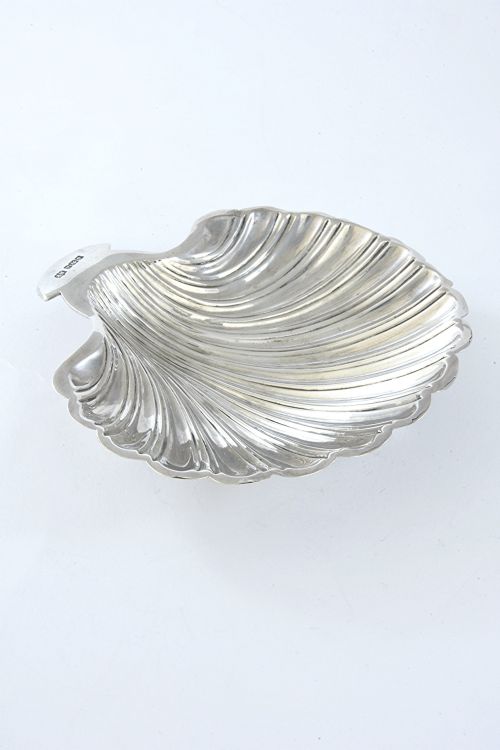 fig 1. Victorian Silver Scallop Shell Shaped Dish 1893