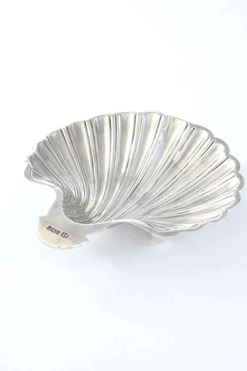 fig 2. Victorian Silver Scallop Shell Shaped Dish 1893