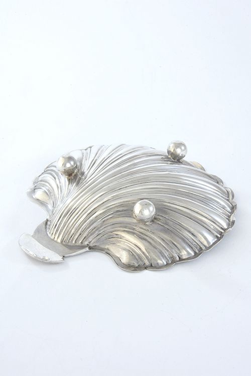 fig 3. Victorian Silver Scallop Shell Shaped Dish 1893