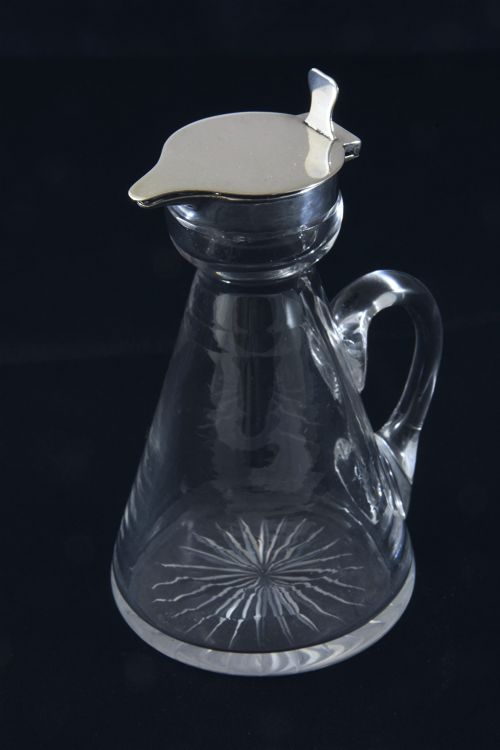 Edwardian Silver Mounted Whisky Noggin 1907