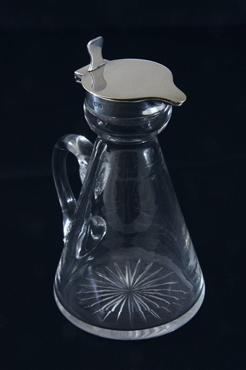 fig 1. Edwardian Silver Mounted Whisky Noggin 1907