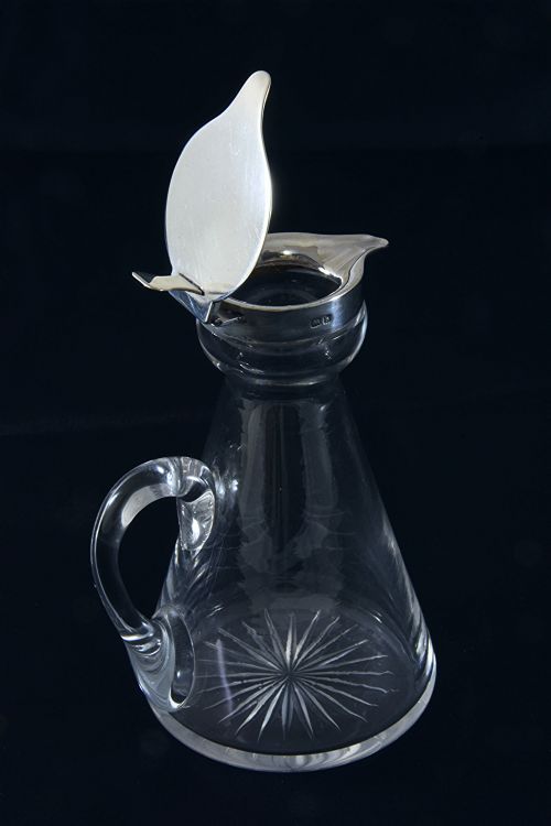 fig 2. Edwardian Silver Mounted Whisky Noggin 1907