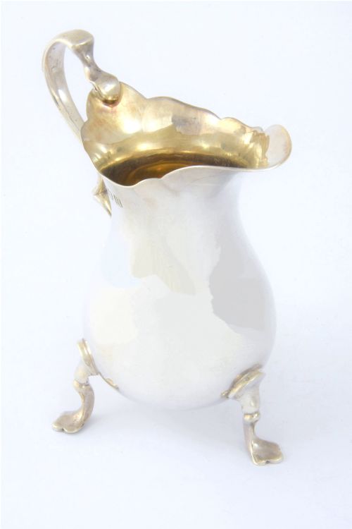 fig 2. Edwardian Silver Cream Jug 1908