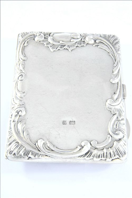 fig 4. Art Nouveau Antique Silver Aide Memoire 1902