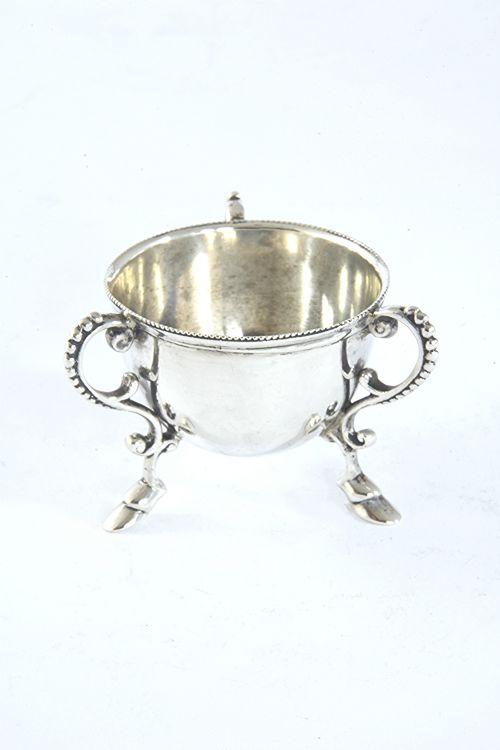 Victorian Silver Three Legged Egg Cup 1876