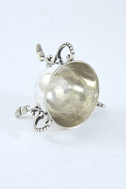 fig 2. Victorian Silver Three Legged Egg Cup 1876