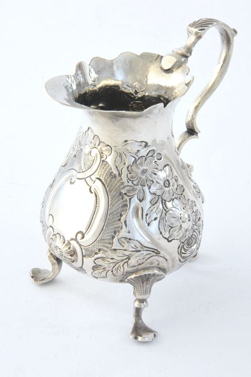 fig 1. George III Silver Cream Jug 1762