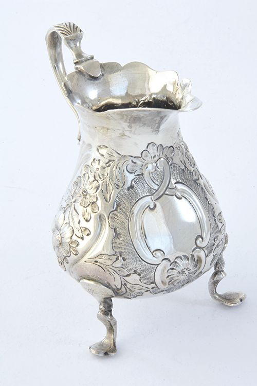 fig 2. George III Silver Cream Jug 1762