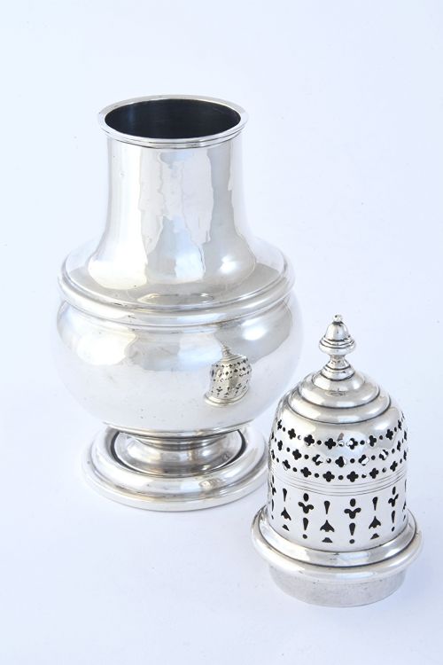 fig 3. George V Sterling Silver Sugar Shaker 1927