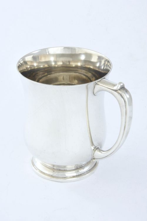 Sterling Silver Christening Tankard 1936