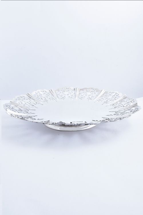 fig 1. Large Sterling Silver Fruit Dish 1939