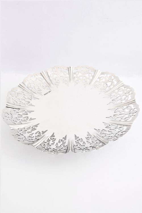fig 2. Large Sterling Silver Fruit Dish 1939