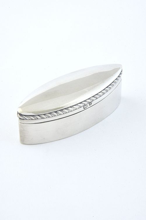 fig 1. Victorian Silver Pill Box 1900