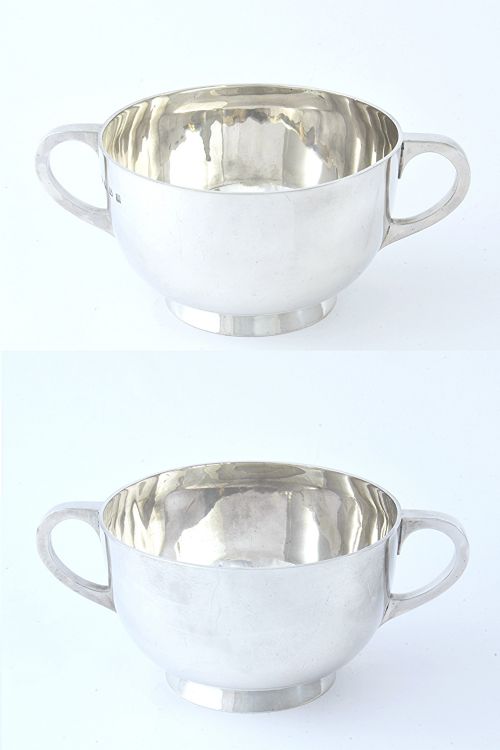 fig 3. Large Deep Scottish Silver Quaich – Glasgow 1916