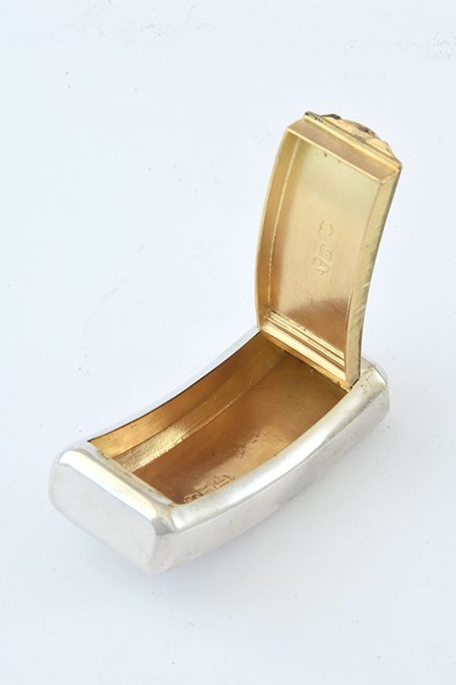 fig 1. George III Silver Snuff Box – John Shaw 1790