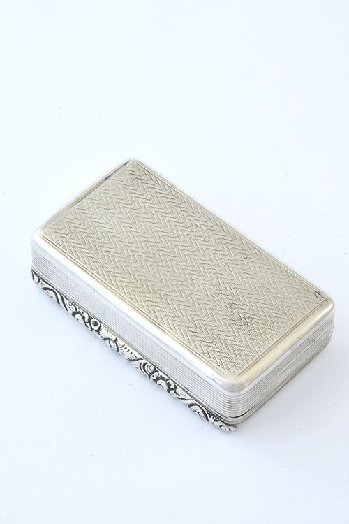 fig 2. George IV Silver Snuff Box 1822