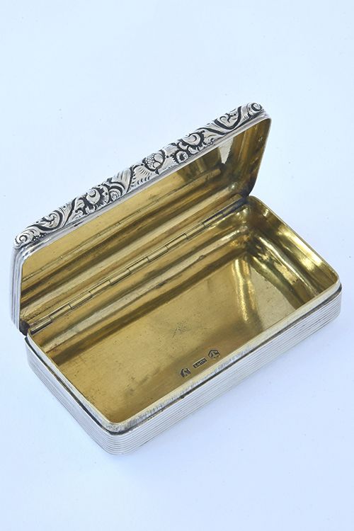 fig 3. George IV Silver Snuff Box 1822