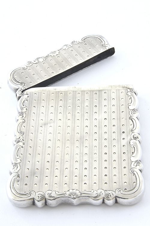 fig 3. Victorian Silver Card Case 1859
