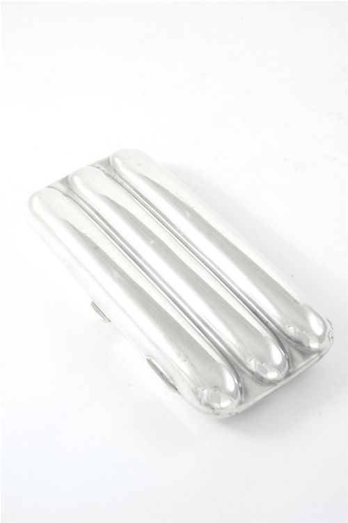 fig 1. Edwardian Silver Cigar Case (3 Cigars) 1909