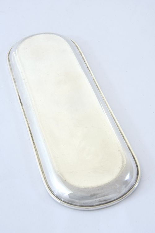 fig 2. Edwardian Antique Silver Pen Tray 1909