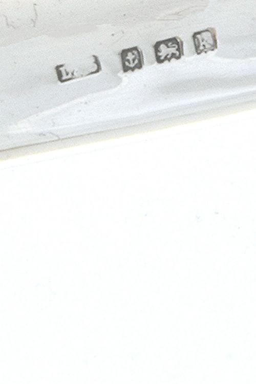 fig 3. Edwardian Antique Silver Pen Tray 1909