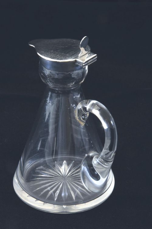 Edwardian Silver Mounted Whisky Noggin 1906