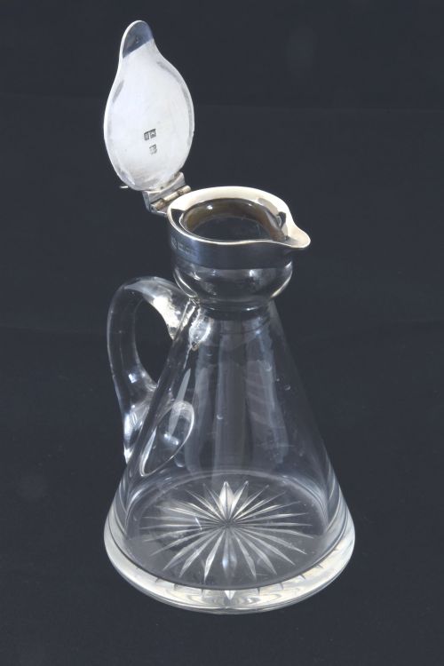 fig 2. Edwardian Silver Mounted Whisky Noggin 1906
