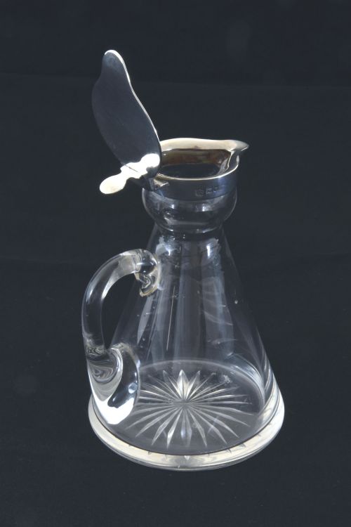 fig 3. Edwardian Silver Mounted Whisky Noggin 1906