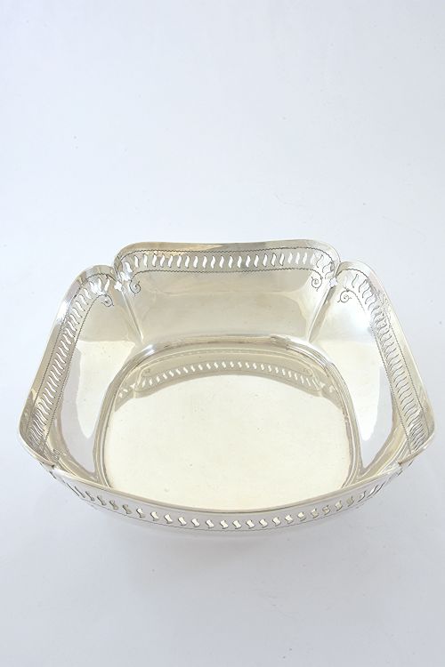 fig 2. Large Antique Silver Dish 1912