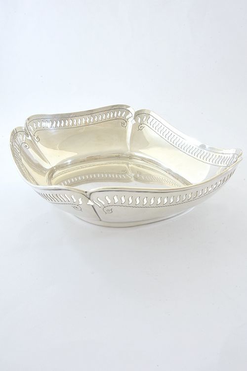 fig 3. Large Antique Silver Dish 1912