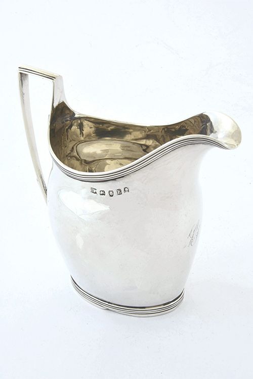 fig 2. Georgian Silver Cream Jug 1800 – Thomas Wallis II