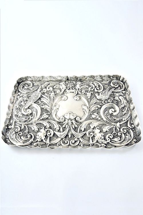fig 3. Antique Silver Dressing Table Tray 1912