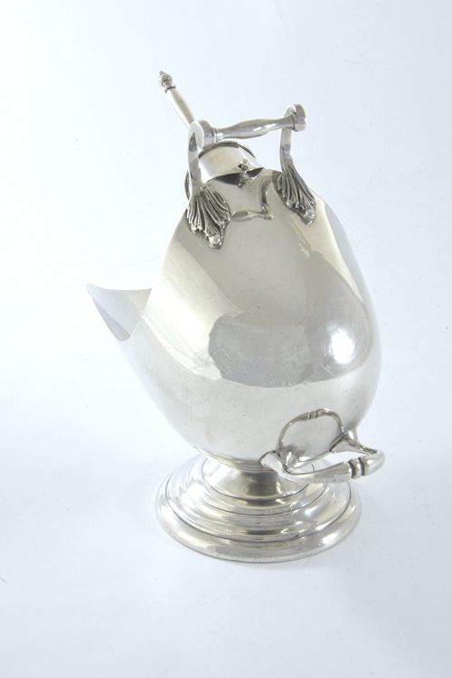 fig 3. Rare Victorian Silver Sugar Scuttle & Scoop 1899